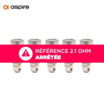 Résistances Nautilus BVC (MTL) Aspire
