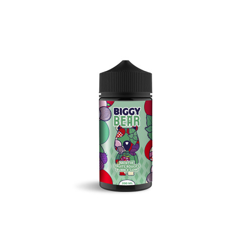 E liquide Menthe Fruits rouges Bubble gum 200ml Biggy Bear