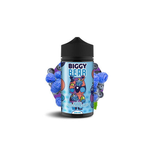 E liquide Cassis framboise bleue 200ml Biggy Bear