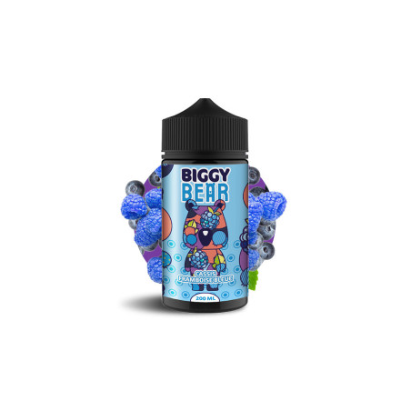 E liquide Cassis framboise bleue 200ml Biggy Bear