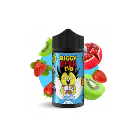E liquide Cassis framboise bleue 200ml Biggy Bear