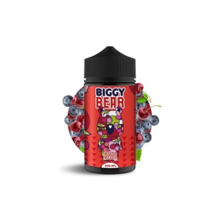E liquide Cassis framboise bleue 200ml Biggy Bear