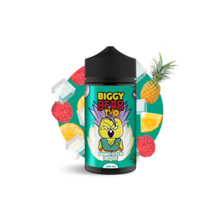 E liquide Cassis framboise bleue 200ml Biggy Bear