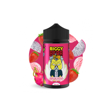E liquide Pomme Cerise Bubble Gum 200ml Biggy Bear
