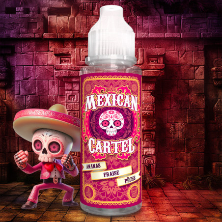 Ananas Fraise Peche Mexican Cartel 50ml - 00 mg