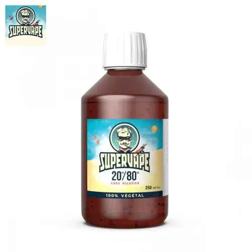 Base 20%PG/80% VG 250ml Supervape