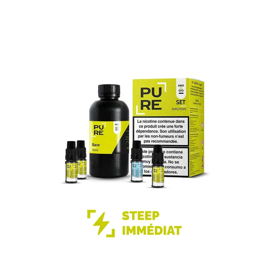 Pack 500ml Base DIY Mix&Go 30/70 PURE