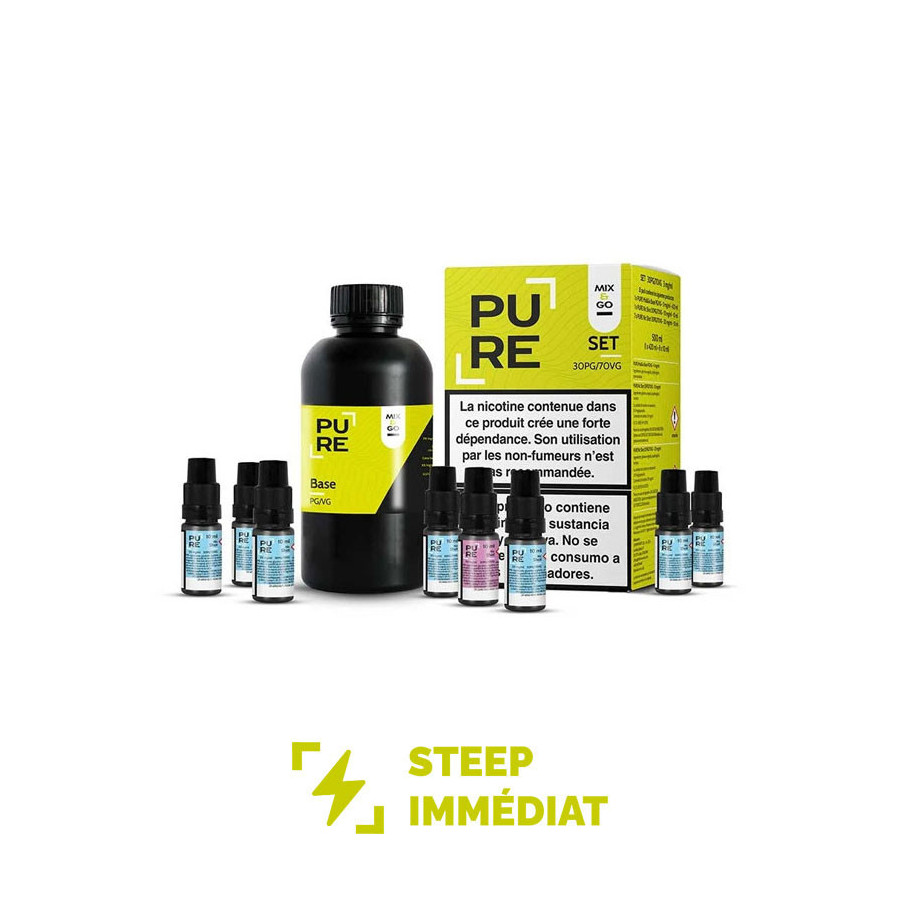 Pack 500ml Base DIY Mix&Go 30/70 PURE