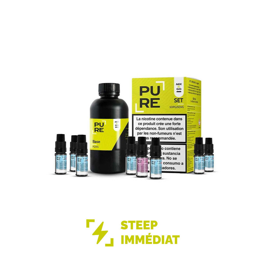 Pack 500ml Base DIY Mix&Go 50/50 PURE