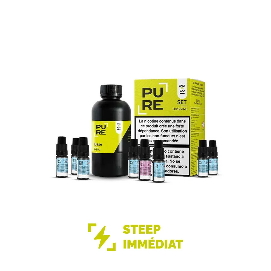 Pack 500ml Base DIY Mix&Go 50/50 PURE