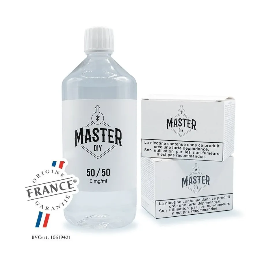 Pack Base 50/50 Master DIY 1 litre