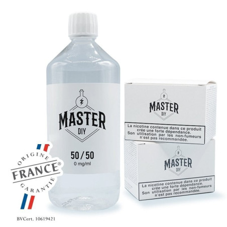 Pack Base 50/50 Master DIY 1 litre
