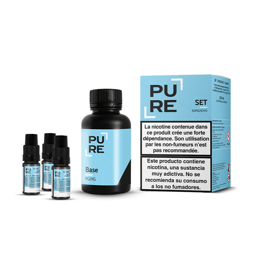 Pack 200ml Base DIY 50/50 PURE