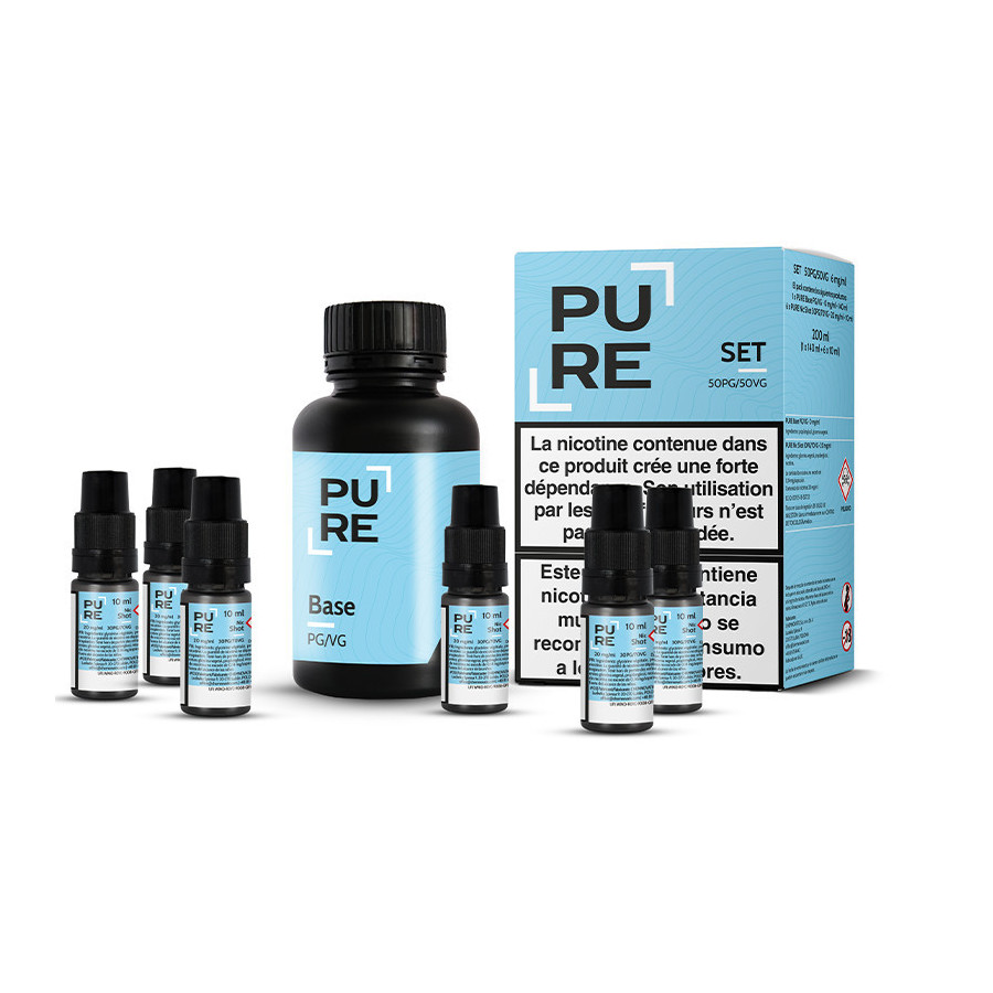 Pack 200ml Base DIY 50/50 PURE