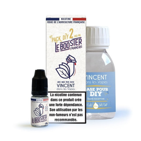 Pack 100 ml Base 50/50 Le Booster Français VDLV