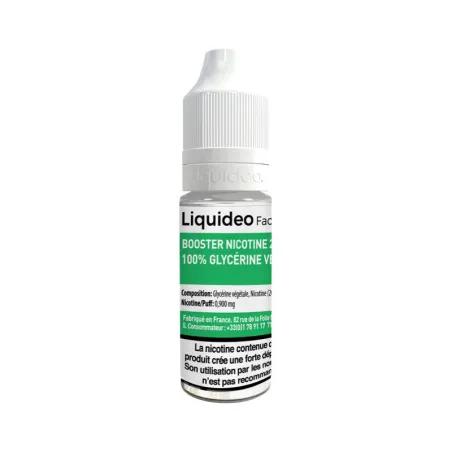 Booster de nicotine 10ml Liquideo (100 pièces)