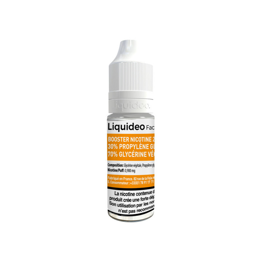 Booster de nicotine 10ml Liquideo (100 pièces)