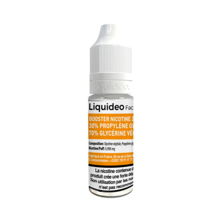 Booster de nicotine 10ml Liquideo (100 pièces)