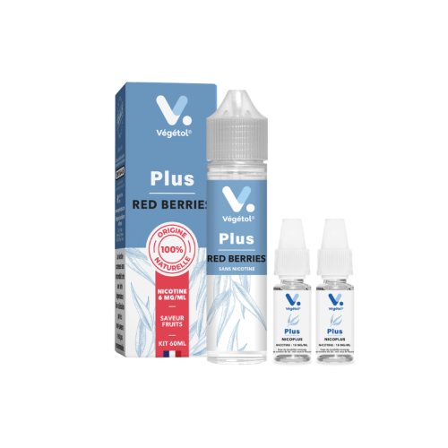 Red Berries Végétol Plus 50ml + 2 Boosters NicoPlus
