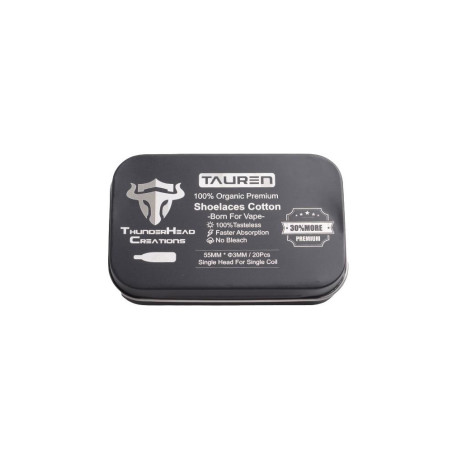 Thunderhead Tauren Organic Premium Shoelaces Cotton