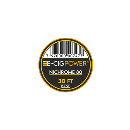 E Cig Power Coil Nichrome 80 30FT 26GA