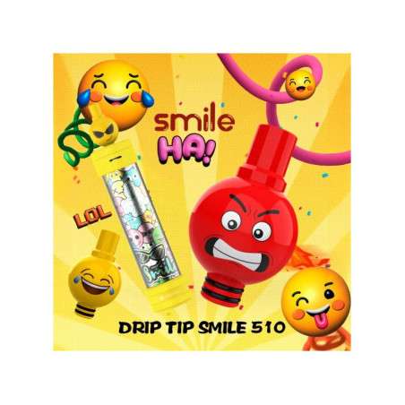 Fumytech Drip Tip 510 Smile L A/B/C/D/E X3