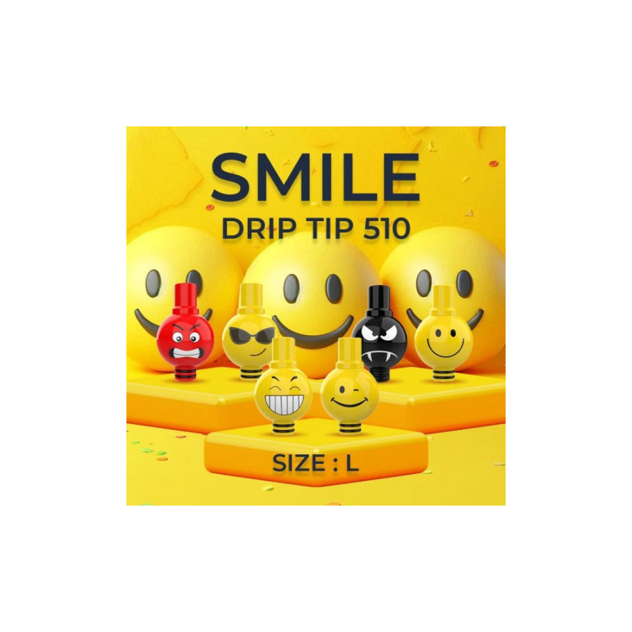 Fumytech Drip Tip 510 Smile L A/B/C/D/E X3