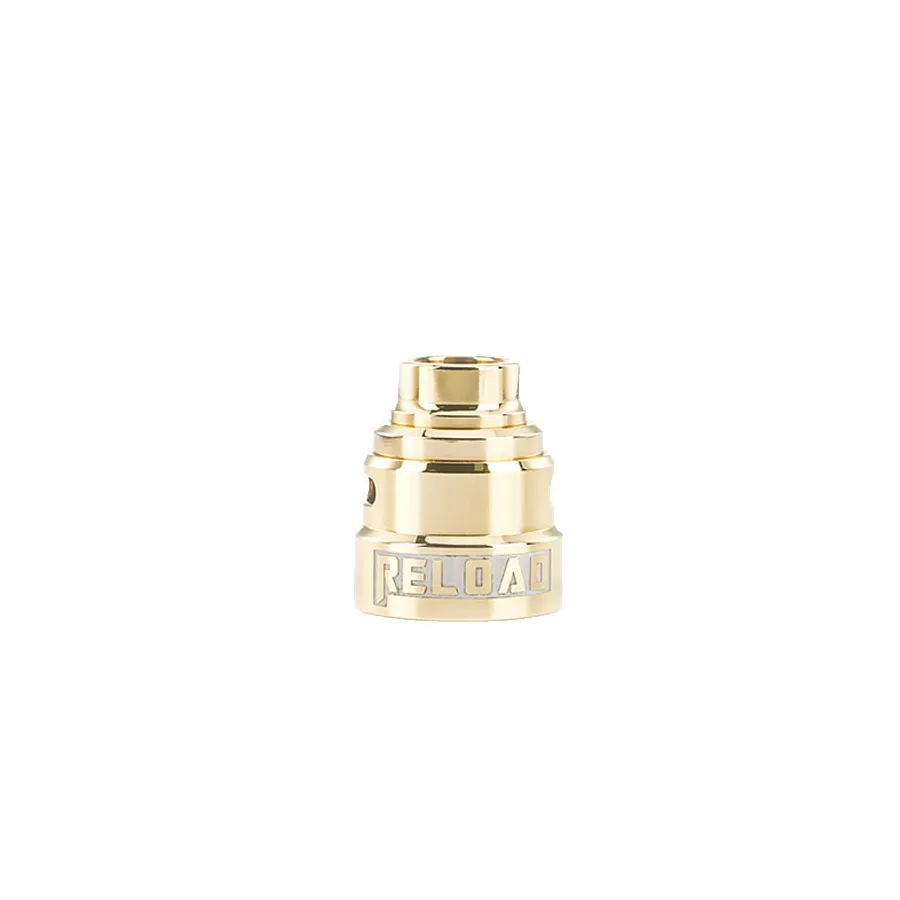 Cap SE pour Reload S RDA Gold Plated With Drip Tip Reload Vapor