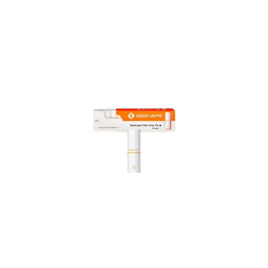 Drip tip Filtre pour Wenax Geekvape (pack de 20)