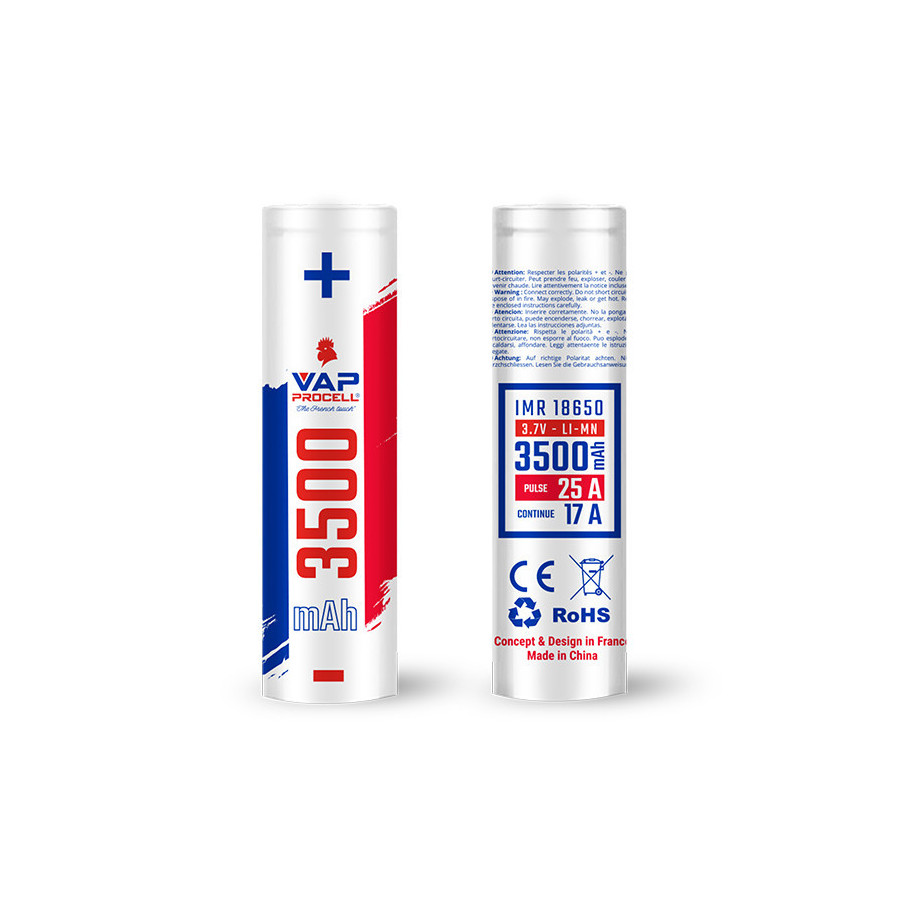 Accu IMR 18650 Power 3500mAh Vap Procell