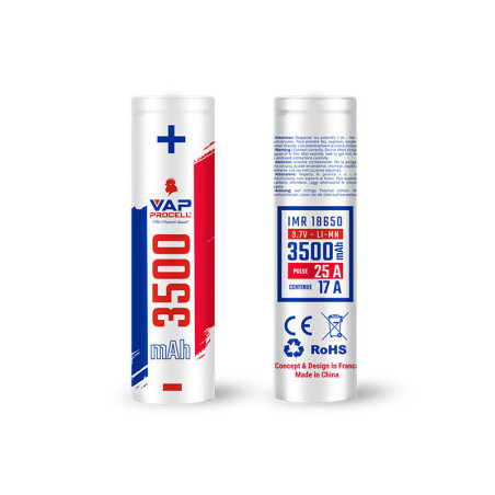 Accu IMR 18650 Power 3500mAh Vap Procell