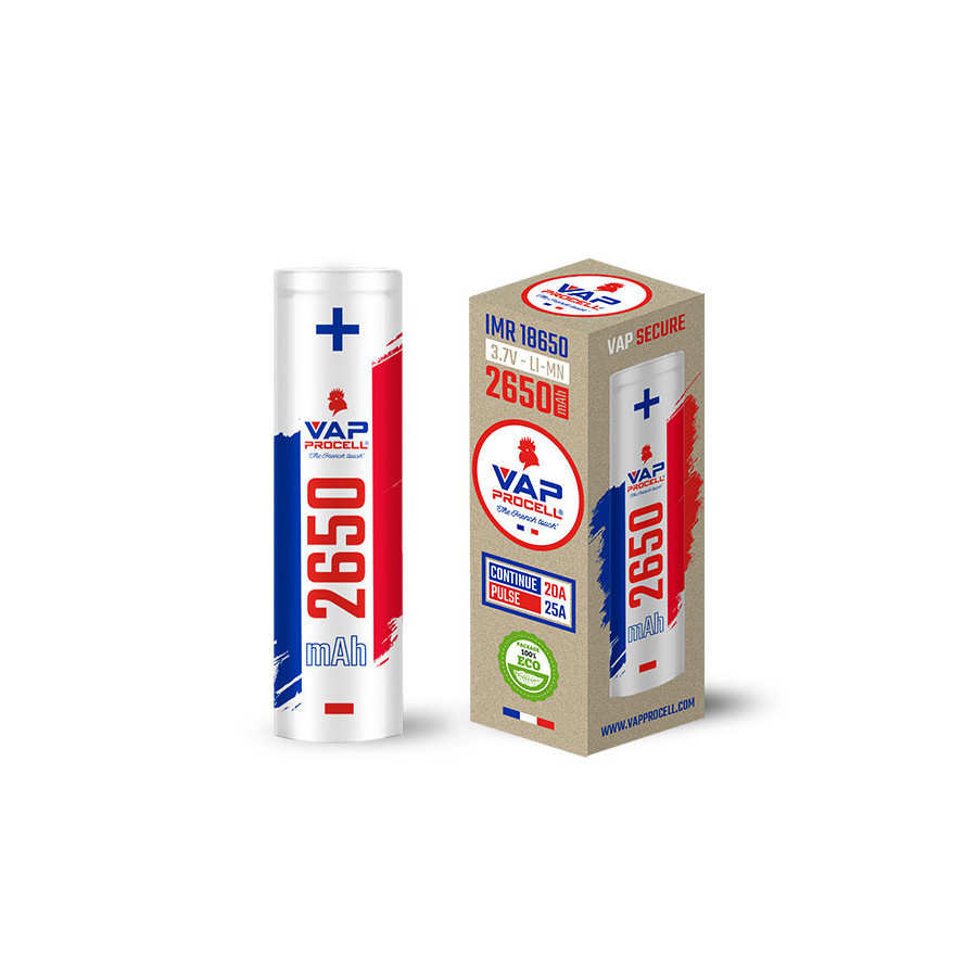 Accu IMR 18650 Power 2650mAh Vap Procell