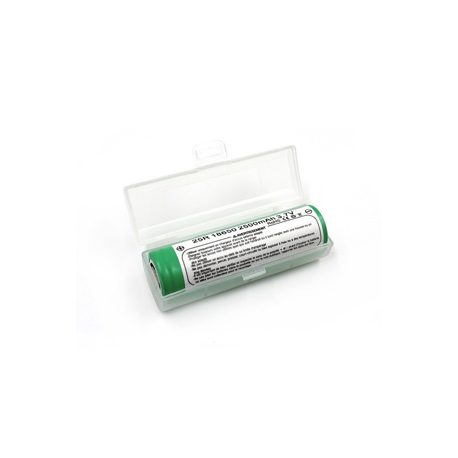 Accus 25R 18650 2500mAh Samsung (Boite de 20)