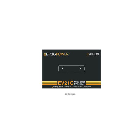 E Cig Power Accus EV21C 21700 5000mAh