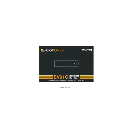 E Cig Power Accus EV21C 21700 5000mAh