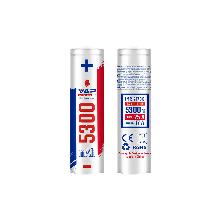 Accu IMR 21700 Power 5300mAh Vap Procell