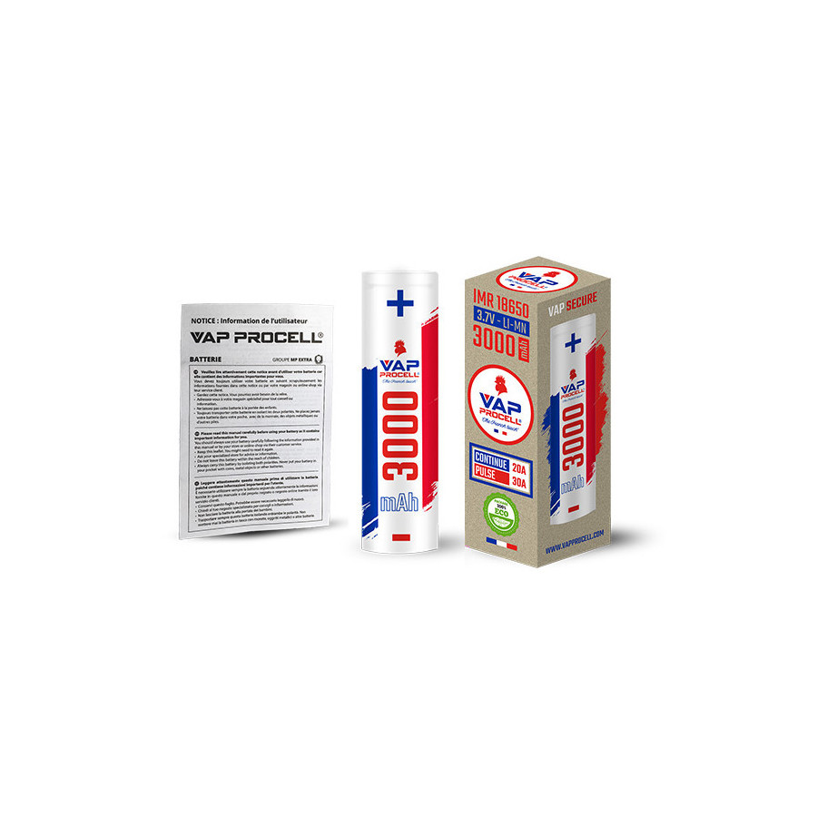 Accu IMR 18650 Power 3000mAh Vap Procell