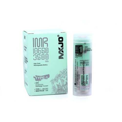 Accu MXJO IMR 18650 3500mah 20A Verte (boite de 4)