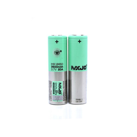 Accu MXJO IMR 18650 3500mah 20A Verte (boite de 4)