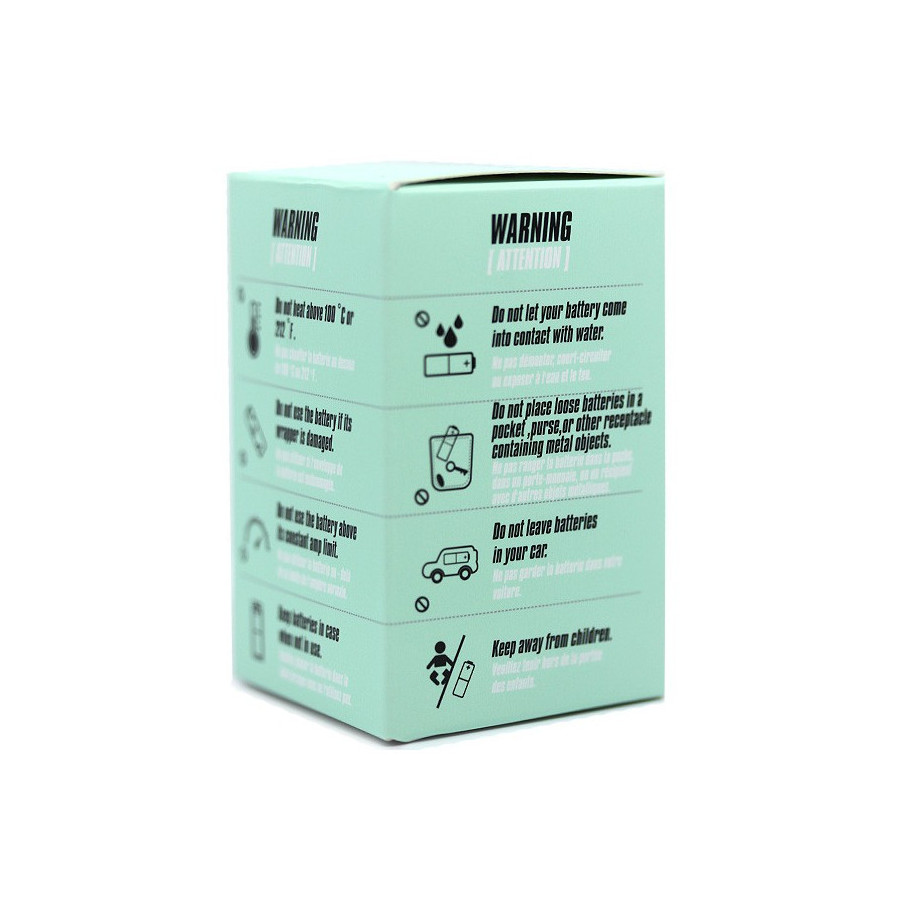 Accu MXJO IMR 18650 3500mah 20A Verte (boite de 4)