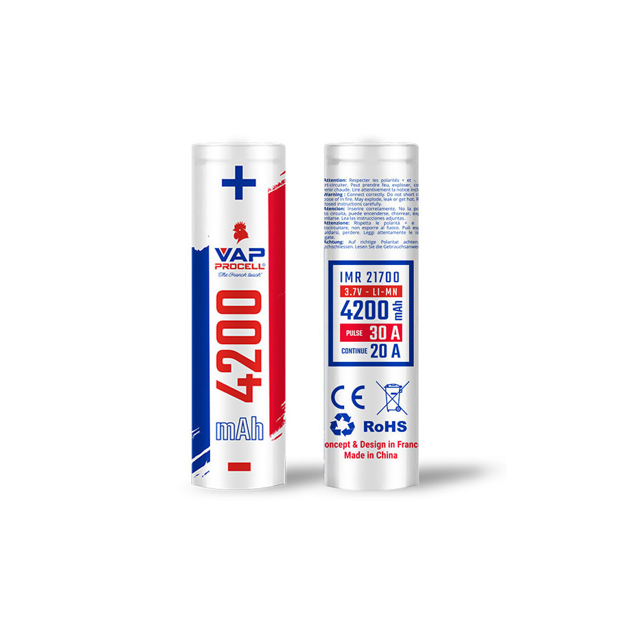 Accu IMR 21700 Power 4200mAh Vap Procell