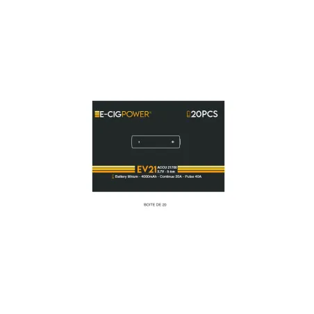 Accus EV21 21700 4000mAh E Cig Power