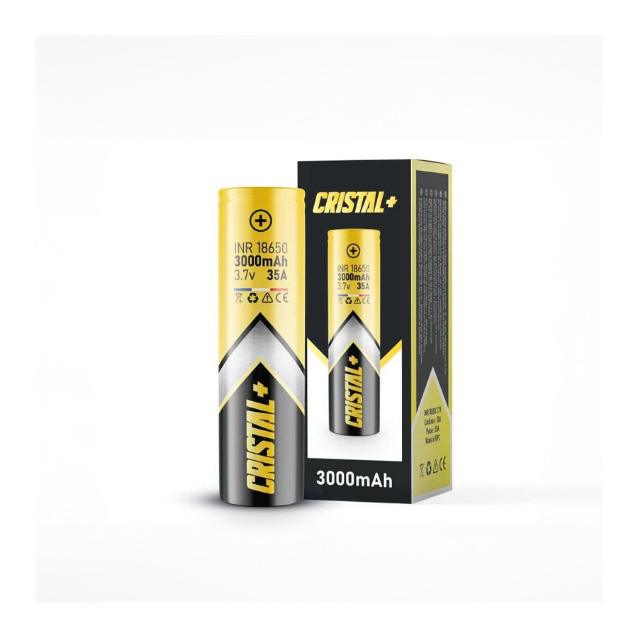 Accu INR 18650 3000mah 35A Cristal