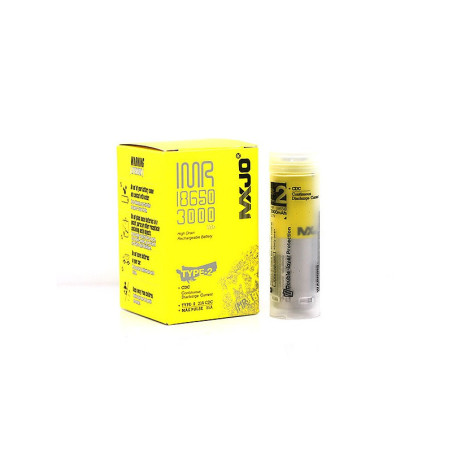 Accu MXJO IMR 18650 3000mah 35A Jaune (boite de 4)