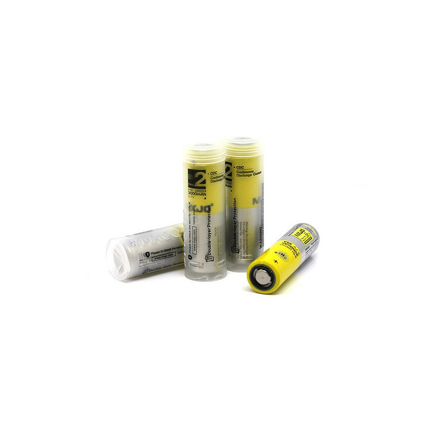 Accu MXJO IMR 18650 3000mah 35A Jaune (boite de 4)