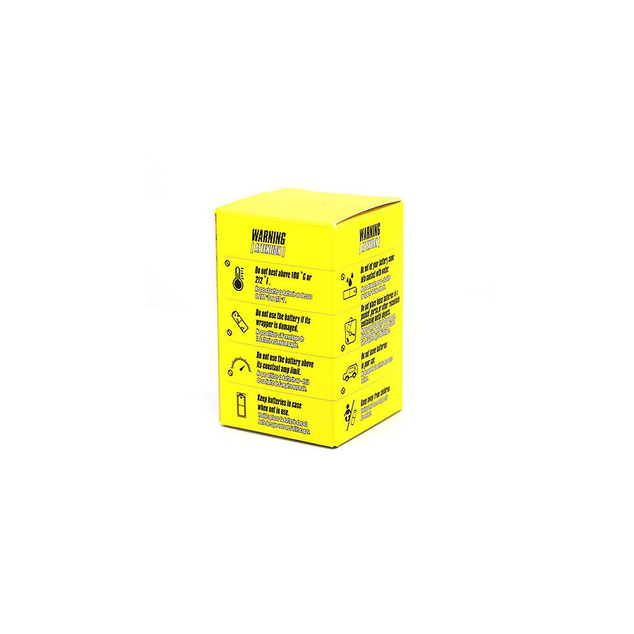 Accu MXJO IMR 18650 3000mah 35A Jaune (boite de 4)