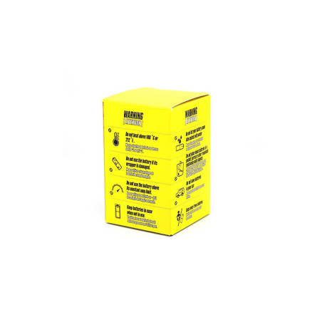 Accu MXJO IMR 18650 3000mah 35A Jaune (boite de 4)