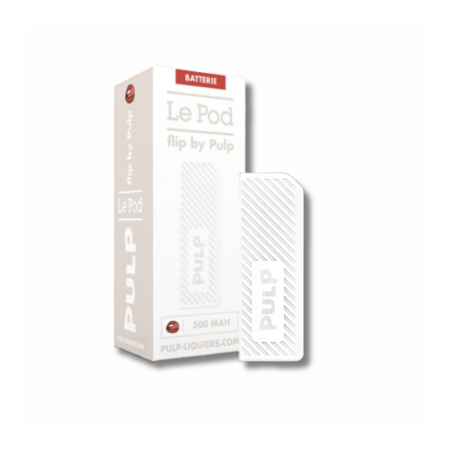 Batterie Pod Flip 500mah Pulp Blanc