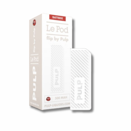 Batterie Pod Flip 500mah Pulp Blanc