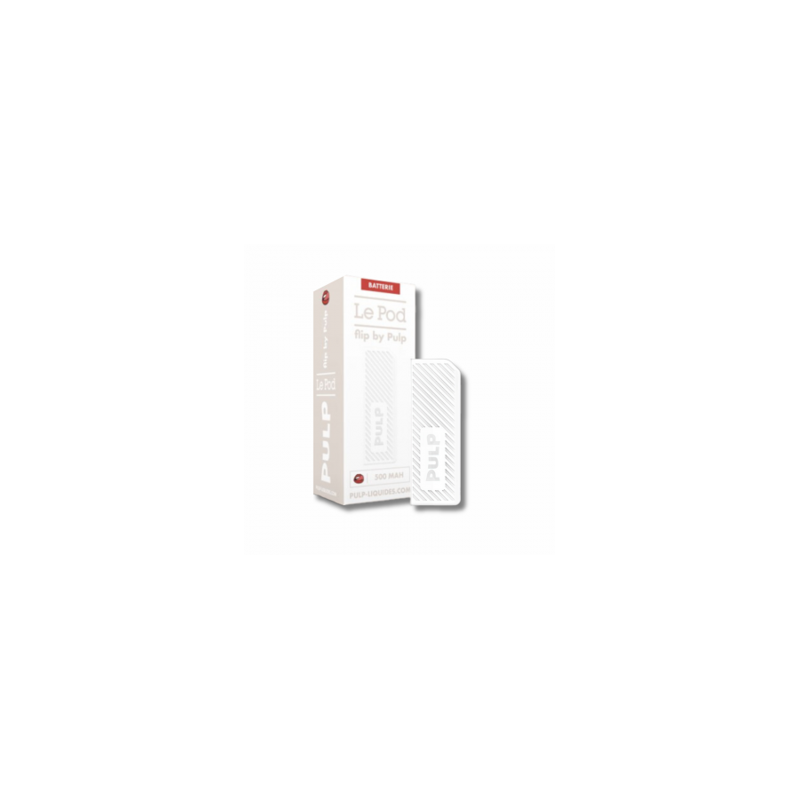Batterie Pod Flip 500mah Pulp Blanc